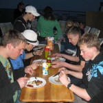 Grillen auf der Dachterrasse